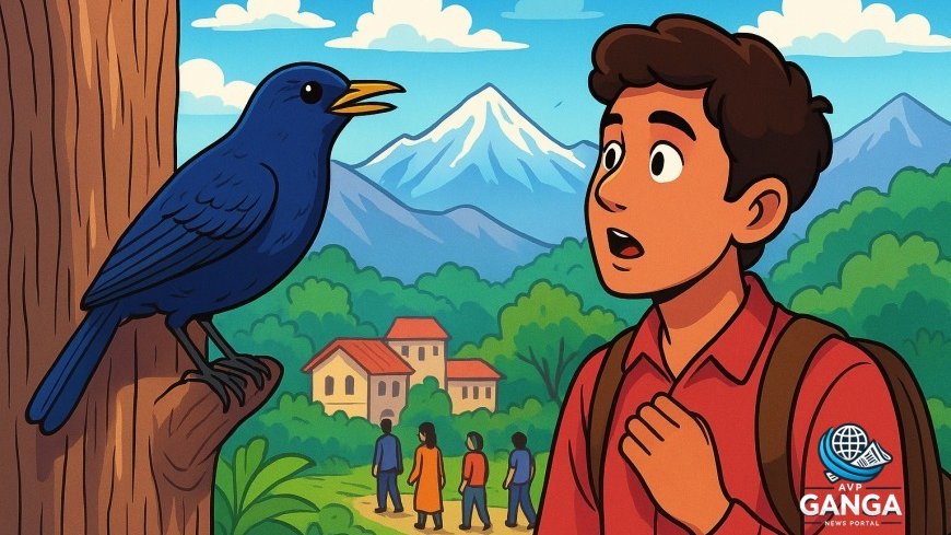 हिमालयन व्हिस्लिंग थ्रश: एक अद्भुत कहानी का सफर, Himalayan Whistling Thrush, Whistling Schoolboy, Ruskin Bond