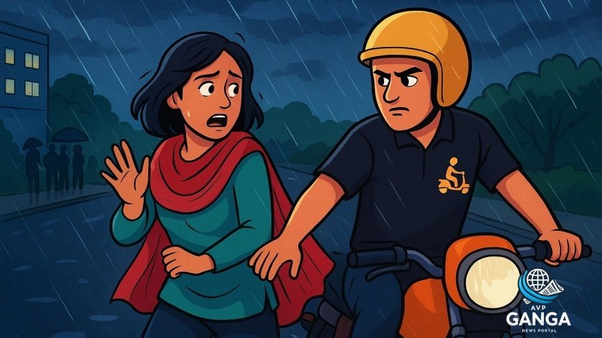 रैपिडो ड्राइवर की दबंगई: महिला को बारिश में सड़क पर उतारने का मामला वायरल, Rapido, driver controversy, woman safety