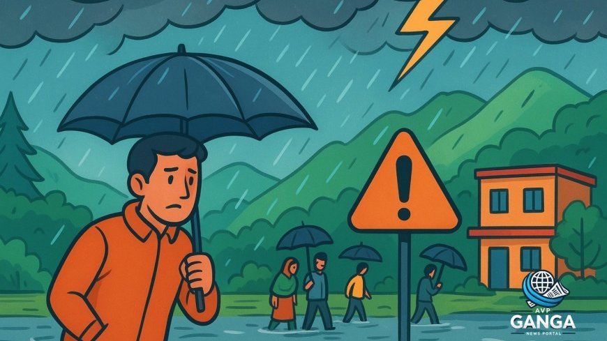 उत्तराखंड मौसम अपडेट: झमाझम बारिश से बदला मौसम, अगले तीन दिन ऑरेंज अलर्ट, Uttarakhand weather, heavy rain, orange alert