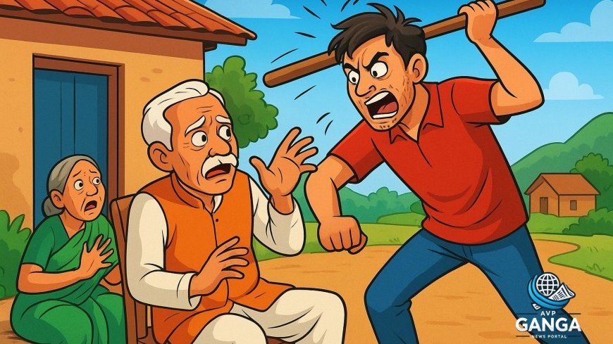 उत्तराखंड में बुजुर्ग पर जानलेवा हमला: पड़ोसी युवक पर आरोप, Uttarakhand attack, Almora news, elderly attack