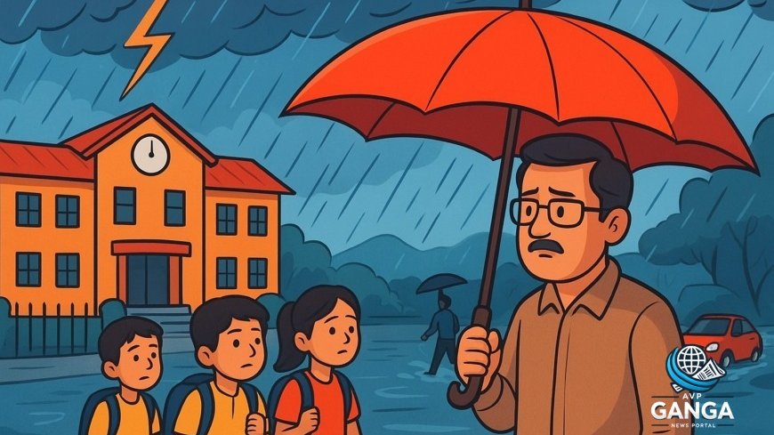 उत्तराखंड में भारी बारिश का ऑरेंज अलर्ट, 9 जिलों में स्कूल बंद, Uttarakhand weather, orange alert, heavy rainfall