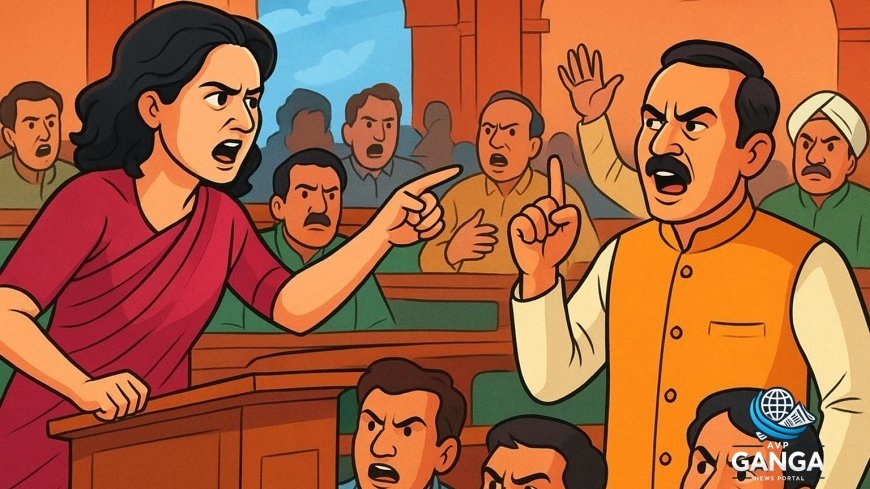 प्रियंका गांधी के शिक्षा मंत्री पर टिप्पणी से लोकसभा में उथल-पुथल, Priyanka Gandhi, Education Minister, Lok Sabha
