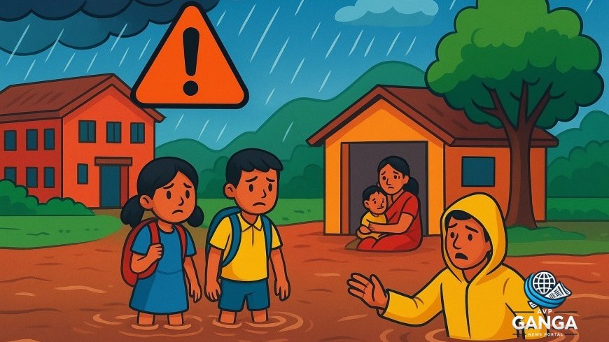 उत्तराखंड में मौसम का ओरेंज अलर्ट: चम्पावत में भारी बारिश, स्कूल और आंगनबाड़ी केंद्र रहेंगे बंद, Uttarakhand weather alert, heavy rain warning, Champawat news