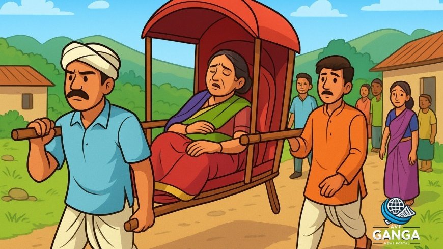 उत्तराखंड के इस गांव में आज भी डोली ही है एंबुलेंस, स्वास्थ्य सेवाओं की कमी है चिंता का विषय, Uttarakhand, remote village, health services