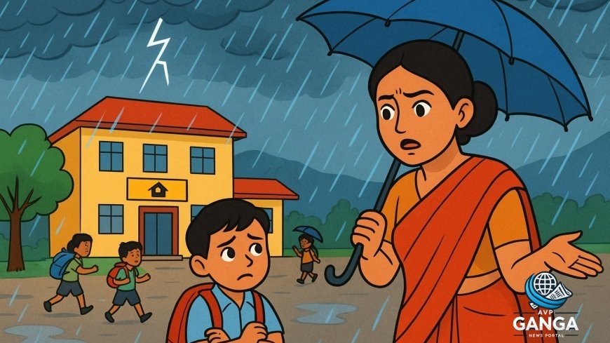 उत्तराखंड मौसम अपडेट: बारिश की तीव्रता बरकरार, बागेश्वर में स्कूलों का अवकाश, Uttarakhand weather update, heavy rain alert, Bageshwar school closure