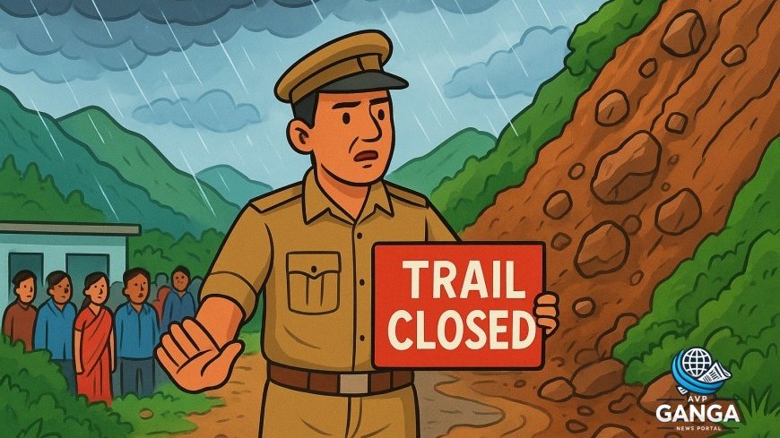 उत्तराखंड में चार धाम यात्रा दो दिन के लिए निलंबित, भारी बारिश से भूस्खलन की स्थिति, Char Dham Yatra, Uttarakhand, landslides