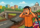 देहरादून में पुल के अप्रोच रोड का ढहना: अवसंरचना विकास पर उठे सवाल, Akhada