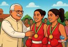 हरियाणा के मुख्यमंत्री ने भिवानी की मुक्केबाजों प्रीति पवार और जैस्मीन लांबोरिया को राष्ट्रमंडल खेलों में स्वर्ण पर बधाई दी, Bindaas