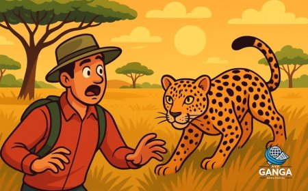 अफ्रीका के तेंदुओं के साथ दिलचस्प मुठभेड़: एक साहसी यात्रा, Akhada