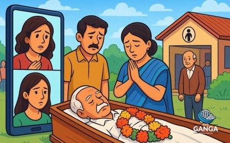 72 वर्षीय वृद्धाश्रम में रहने वाले व्यक्ति का अंतिम संस्कार, बेटियों ने वीडियो कॉल से लिया हिस्सा, Bindaas