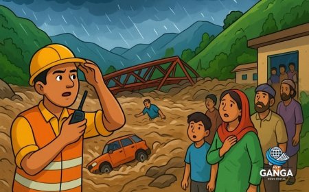 चमोली में बादल फटने से आई बाढ़ ने मचाई तबाही, एक BRO कर्मचारी लापता, Khel