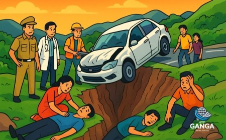 चम्पावत में कार हादसा: खाई में गिरी कार, एक की मौत और तीन गंभीर घायल, Viral