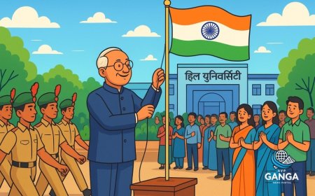 हल्द्वानी: ग्राफिक एरा हिल यूनिवर्सिटी में स्वतंत्रता दिवस का उल्लास, प्रो. एम.सी. लोहनी ने फहराया तिरंगा, Viral