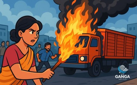 रुद्रपुर की महिला ने प्रेमी को ट्रक समेत जलाकर किया हत्या, मामला खौफनाक, Polix