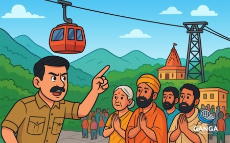 पूर्णागिरि रोपवे परियोजना में DM की सख्ती, श्रद्धालुओं को मिलेगी 5 मिनट में धाम पहुंचने की सुविधा, Viral
