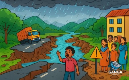 उत्तराखंड में लगातार बारिश ने बढ़ाई चुनौतियाँ, 946 सड़कें और 15 पुल हुए क्षतिग्रस्त, Khel