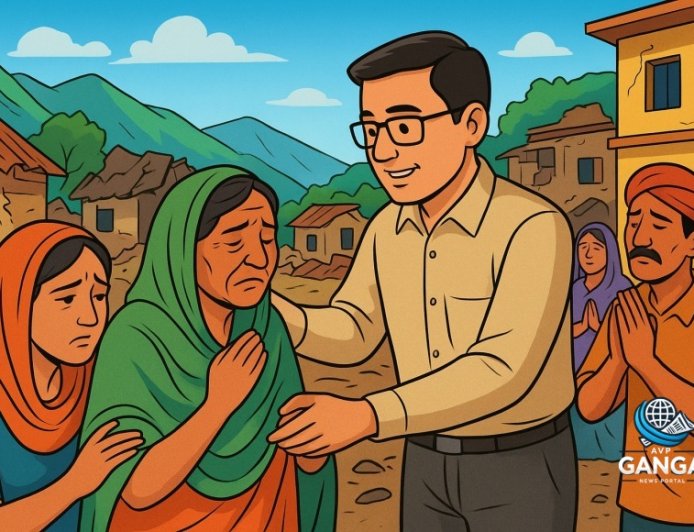 धराली आपदा के एक साल पूरे: जिलाधिकारी ने प्रभावितों को दिया सहारा, Swag