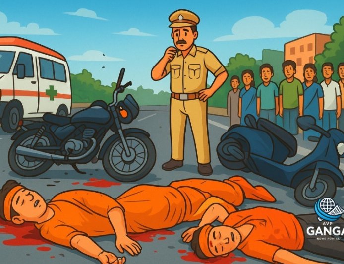 हरिदवार: बुलेट और बाइक की टक्कर में दो कांवड़ियों की दर्दनाक मौत, Viral