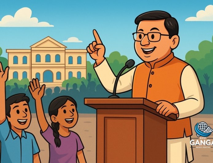 सीएम धामी ने छात्र-छात्राओं के सुझावों को सरकारी नीतियों में शामिल करने की घोषणा की, Swag