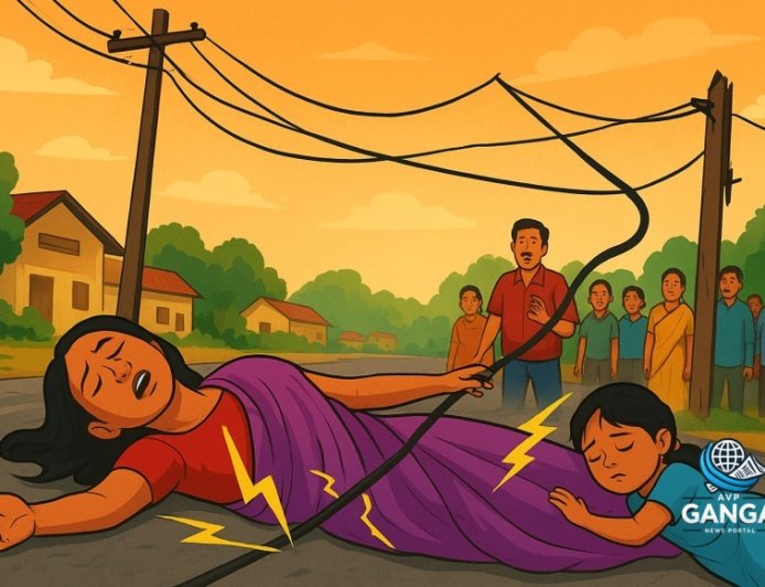 उत्तराखंड में करंट की चपेट में आकर मां-बेटी की मौत, दुखद हादसा, Polix