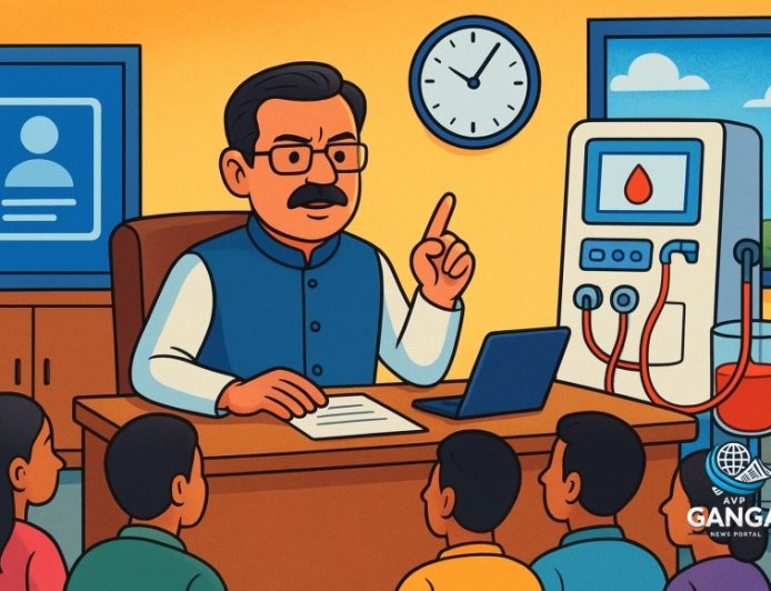 राज्य अस्पतालों में डिजिटलाइजेशन और 24 घंटे डायलिसिस की दिशा में कदम, Akhada