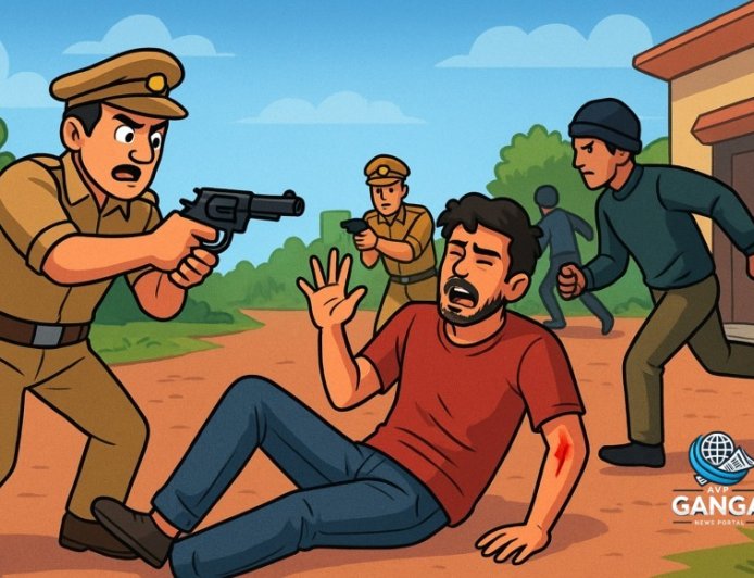रुड़की में शराब कैंटीन संचालक हत्याकांड: पुलिस की मुठभेड़ में एक बदमाश घायल, दो फरार, Viral