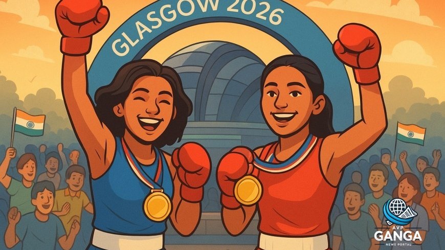 कॉमनवेल्थ गेम्स 2026 में जैस्मिन लंबोरिया और प्रीति पवार की ऐतिहासिक जीत, Commonwealth Games, Jasmine Lamboria, Preeti Pawar