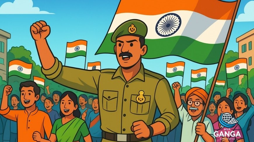 हल्द्वानी में ITBP की भव्य ‘हर घर तिरंगा’ रैली, भारत माता के जयकारों से गूंजा क्षेत्र, जन जागरूकता, वंदे मातरम्, 34वीं वाहिनी