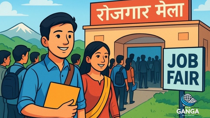 उत्तराखंड में रोजगार मेले: 10 हजार युवाओं को नौकरी देने का लक्ष्य, Uttarakhand job fair, employment opportunities, youth employment