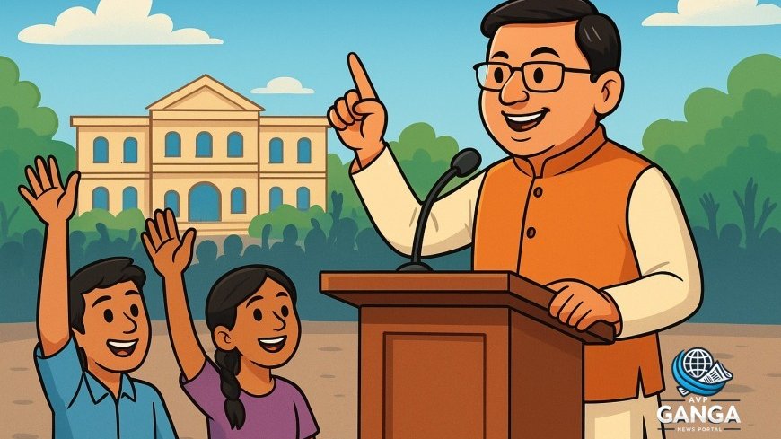 सीएम धामी ने छात्र-छात्राओं के सुझावों को सरकारी नीतियों में शामिल करने की घोषणा की, Uttarakhand, CM Pushkar Singh Dhami, student suggestions