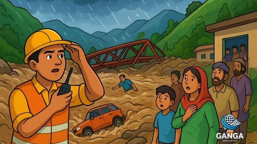 चमोली में बादल फटने से आई बाढ़ ने मचाई तबाही, एक BRO कर्मचारी लापता, Uttarakhand cloudburst, Chamoli disaster, BRO employee missing