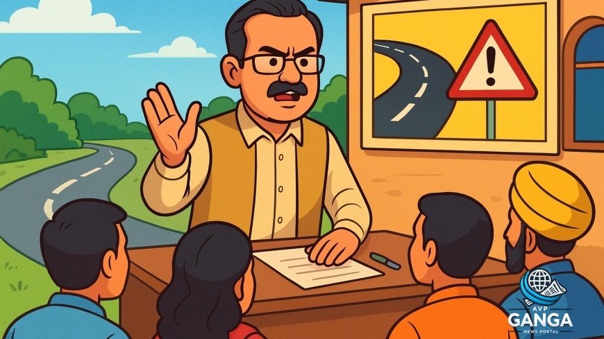 चम्पावत में सड़क सुरक्षा को लेकर जिलाधिकारी का सख्त रुख, लापरवाही नहीं सहेंगे, Champawat road safety, DM directives, road maintenance