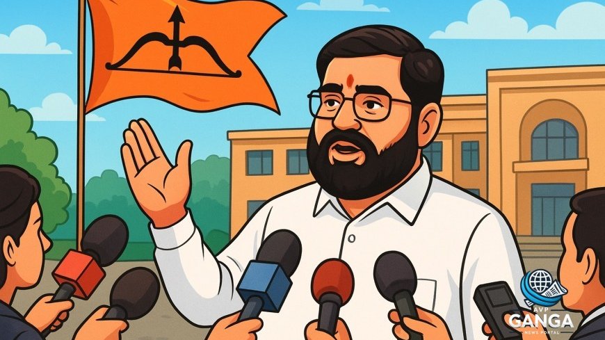 महाराष्ट्र के उपमुख्यमंत्री एकनाथ शिंदे ने कहा शिवसेना प्रतीक विवाद न्यायालय में है, Maharashtra, Eknath Shinde, Shiv Sena