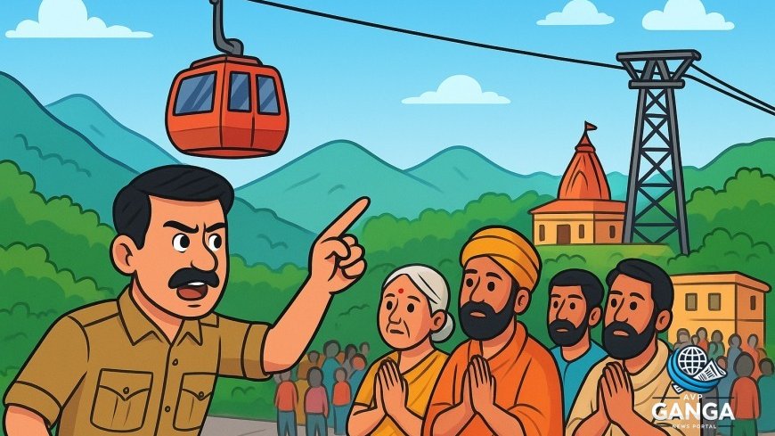 पूर्णागिरि रोपवे परियोजना में DM की सख्ती, श्रद्धालुओं को मिलेगी 5 मिनट में धाम पहुंचने की सुविधा, Purnagiri Ropeway, Champawat News, DM Manish Kumar