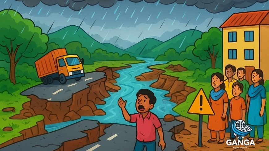 उत्तराखंड में लगातार बारिश ने बढ़ाई चुनौतियाँ, 946 सड़कें और 15 पुल हुए क्षतिग्रस्त, Uttarakhand weather, heavy rainfall, road damage