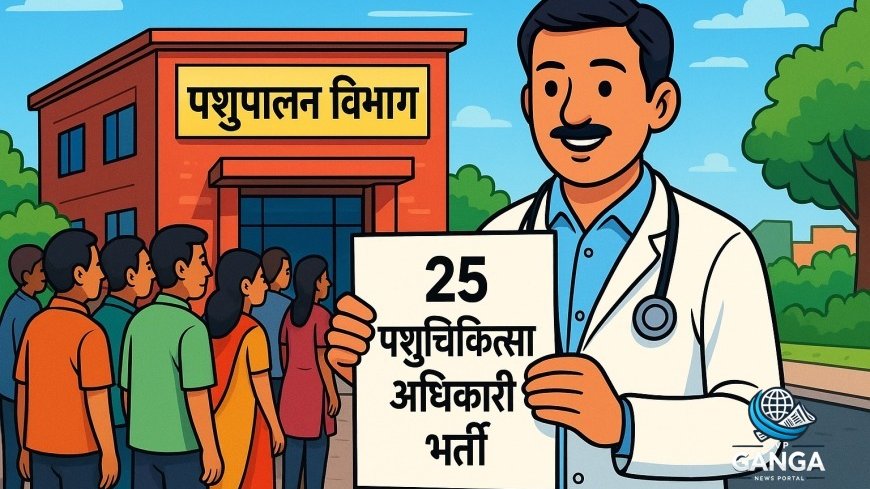 देहरादून: पशुपालन विभाग में 25 पशुचिकित्सा अधिकारियों की सीधी भर्ती की घोषणा, animal husbandry, veterinary officer recruitment, Uttarakhand jobs
