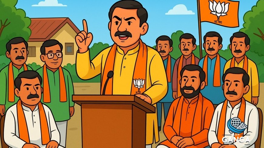 गौलापार में बीजेपी ने मिशन 2027 के तहत 8 नेताओं को दी नई जिम्मेदारी, BJP, Gaulapar, Mission 2027