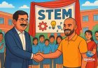 दिल्ली के शिक्षा मंत्री आशीष सूद और शिखर धवन ने सीएम श्री स्कूल में STEM लैब का उद्घाटन किया, Bindaas