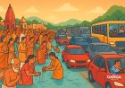 हरिद्वार: पितृ अमावस्या पर गंगा घाटों पर श्रद्धालुओं की भीड़, हाईवे पर जाम, Viral