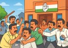 लखनऊ में कांग्रेस कार्यकर्ताओं के बीच झड़प, अजित राय के कार्यालय पर मची अफरा-तफरी, Bindaas