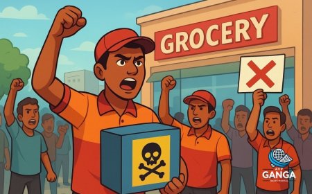 हैदराबाद में ऑनलाइन ग्रॉसरी स्टोर पर डिलीवरी पार्टनर्स का विरोध,expired उत्पादों की हो रही है समस्या, Bindaas