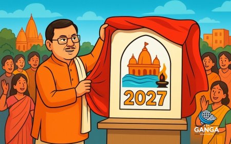 हरिद्वार कुंभ 2027 की तैयारी में तेजी, सीएम धामी ने किया आधिकारिक लोगो और गीत का अनावरण, Polix