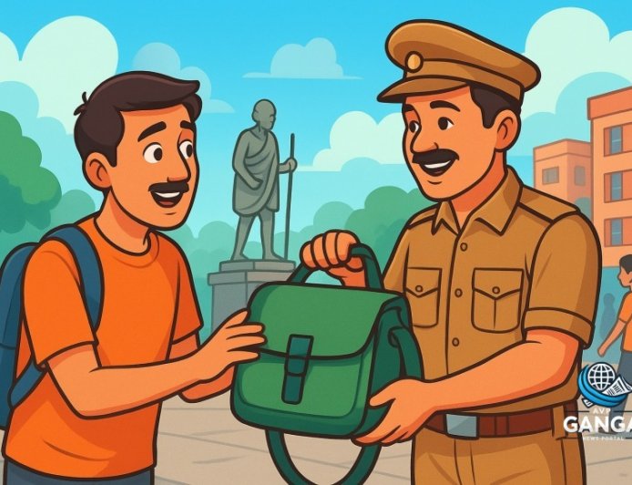 नैनीताल में पर्यटक का खोया पर्स पुलिस ने ढूंढकर लौटाया, राहत की सांस ली, Polix