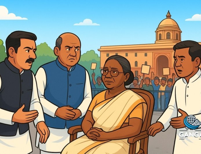विपक्ष के सांसदों ने राष्ट्रपति मुर्मू से दिल्ली में प्रदर्शन प्रतिबंध और चुनाव आयोग की चिंताओं पर मुलाकात की, Bindaas