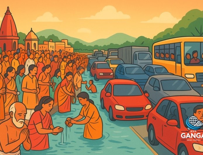 हरिद्वार: पितृ अमावस्या पर गंगा घाटों पर श्रद्धालुओं की भीड़, हाईवे पर जाम, Viral