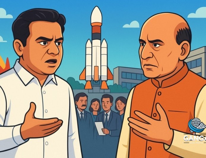 KTR ने राजनाथ सिंह से हैदराबाद में alleged फर्जी एयरोस्पेस कंपनियों की जांच की मांग की, Bindaas