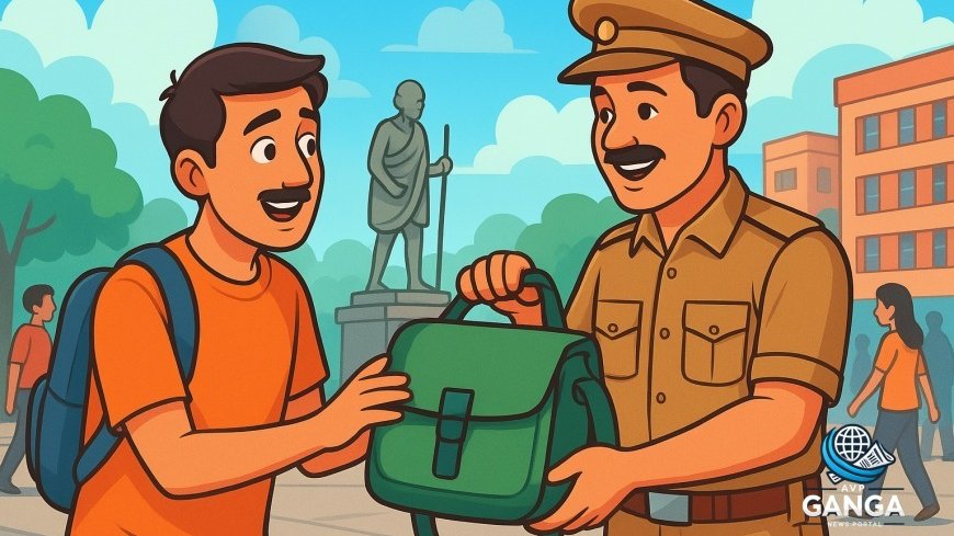 नैनीताल में पर्यटक का खोया पर्स पुलिस ने ढूंढकर लौटाया, राहत की सांस ली, Nainital, lost purse, police recovery