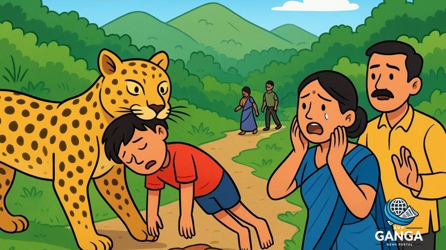 पिथौरागढ़ में गुलदार ने 10 वर्षीय बच्चे को उठाया, शव 200 मीटर दूर मिला, Pithoragarh, leopard attack, child killed