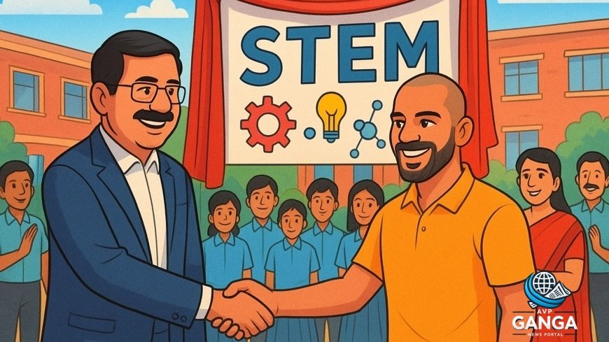 दिल्ली के शिक्षा मंत्री आशीष सूद और शिखर धवन ने सीएम श्री स्कूल में STEM लैब का उद्घाटन किया, Delhi Education Minister, Ashish Sood, Shikhar Dhawan