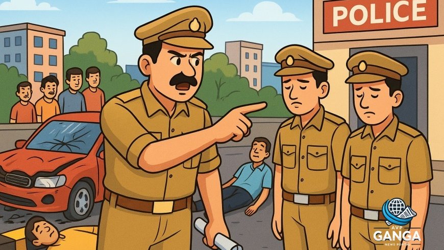 रुद्रपुर में सड़क हादसों पर सख्त कार्रवाई, दो चौकी प्रभारी लाइन हाजिर, Rudrapur news, SSP action, road accidents
